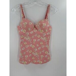 Victoria's Secret Angels Secret Embrace Bustier Camisole Floral Size 34 B EUC